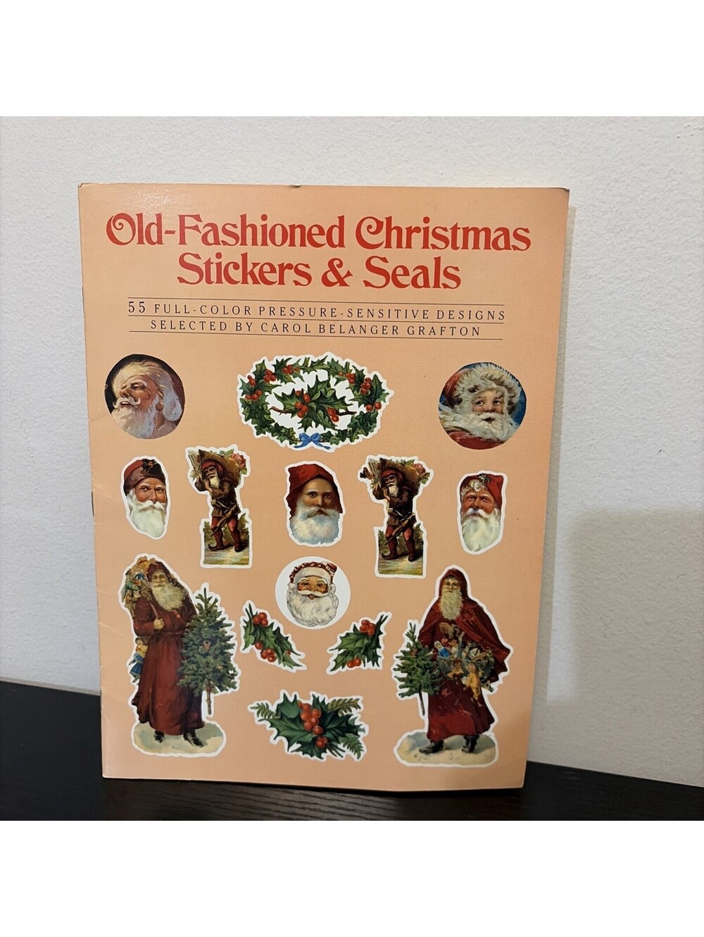 Vintage Old Fashioned Christmas Stickers & Seals DOVER 1987  NEW 55 Designs NOS